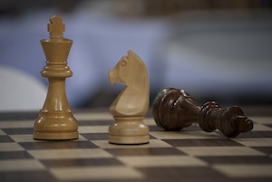 Chess Kings and knight